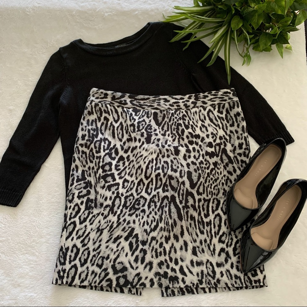 ❤️‍🔥❤️‍🔥 HP ❤️‍🔥❤️‍🔥 Worthington animal print fully lined 6P skirt